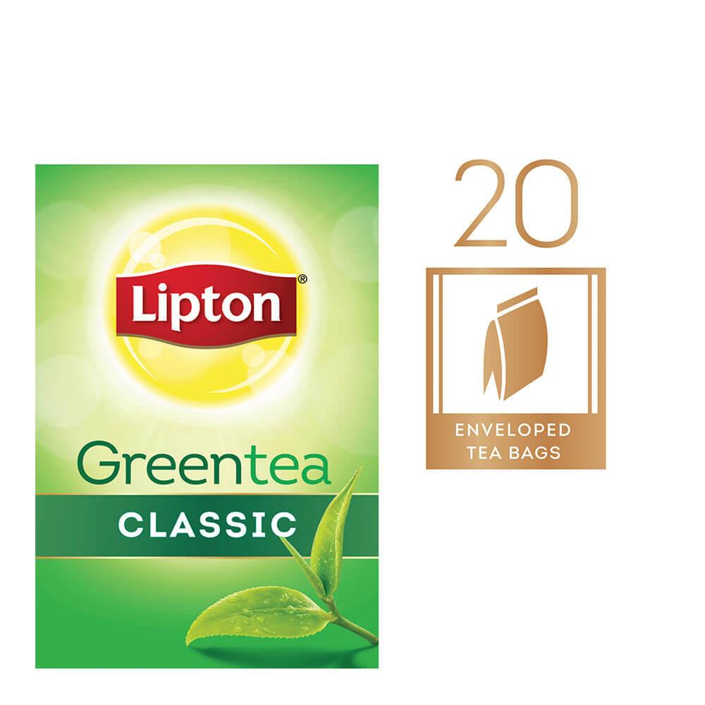 Lipton Green Tea Pure - Enveloped Tea Bags