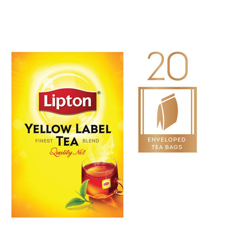 Lipton Yellow Label Tea - Enveloped Tea Bags